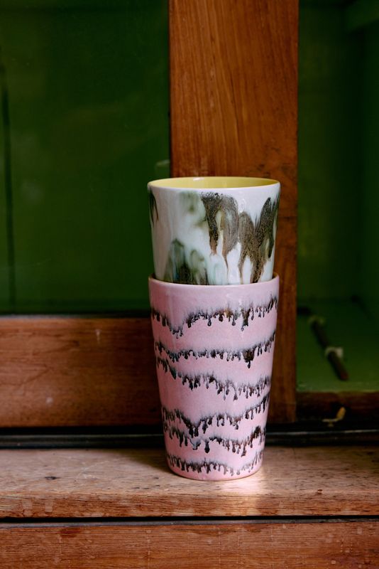 70's ceramics: tea mugs (set of 2)