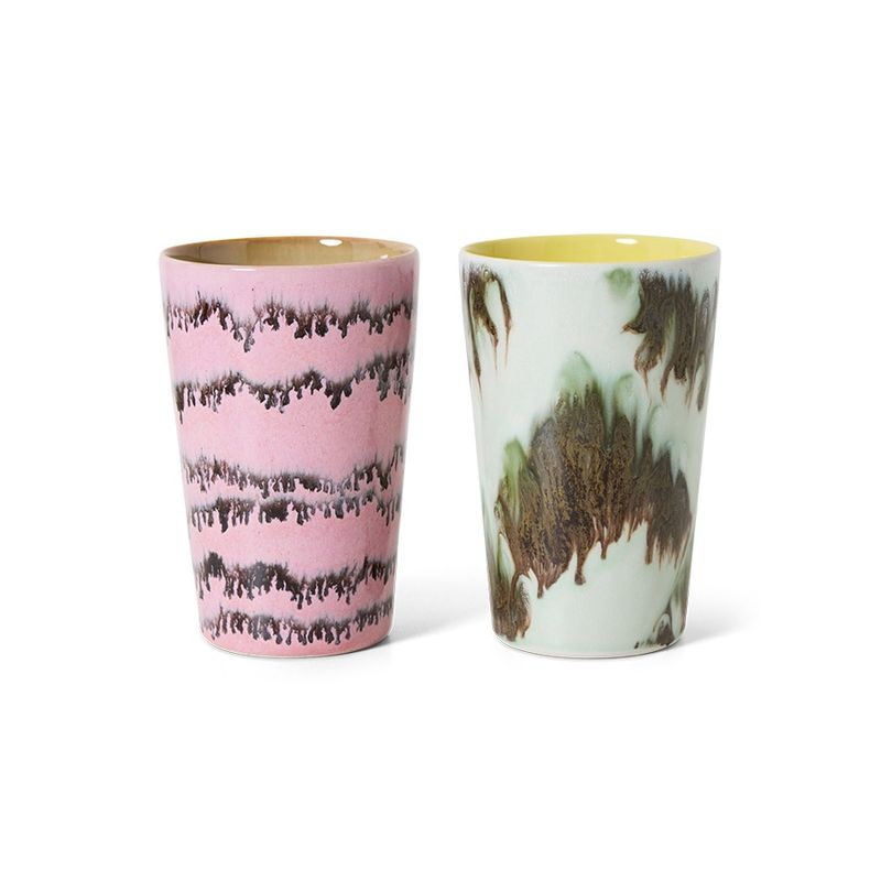 70's ceramics: tea mugs (set of 2)