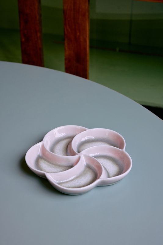 70's ceramics: snack tray