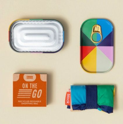 Tinned Goods - Recycled Reusable Shopping Bag