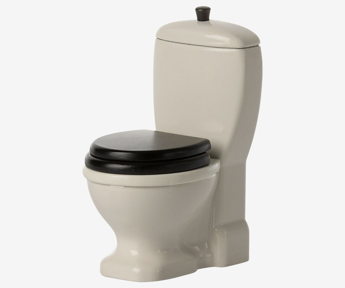 Toilet met spoelbak, muisjes