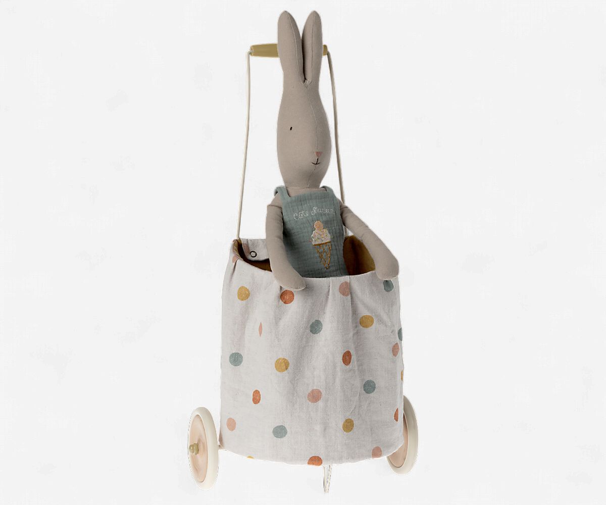 Trolley, Multi dots - Yellow