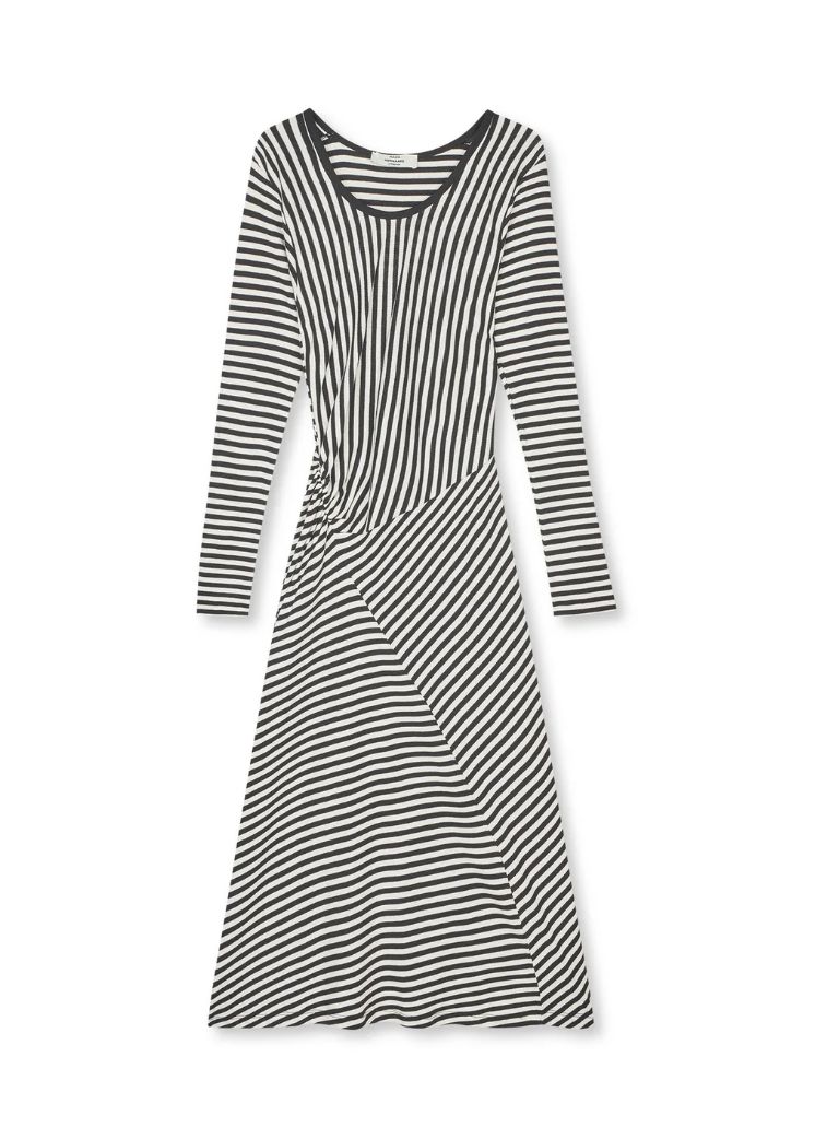 FW26 2x2 Cotton Stripe Servera Dress