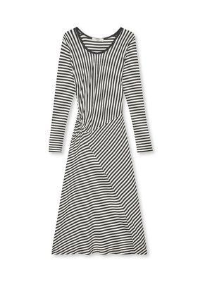 FW26 2x2 Cotton Stripe Servera Dress