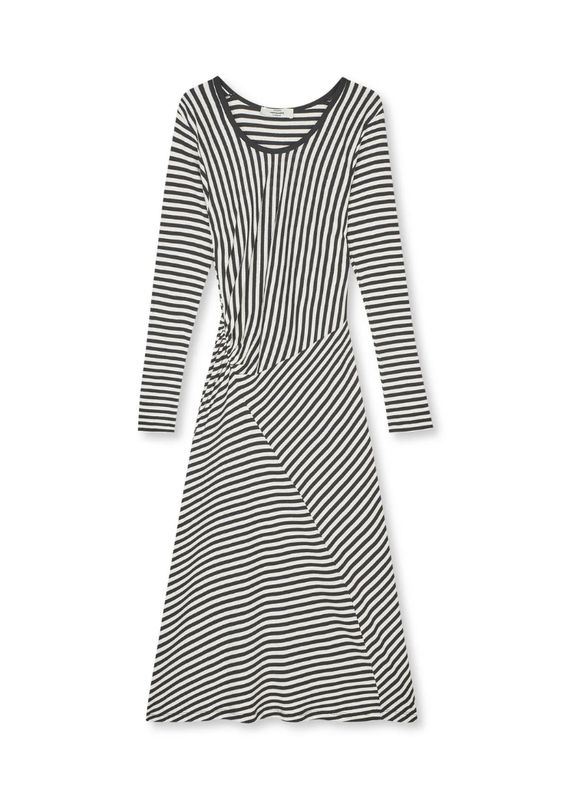 FW26 2x2 Cotton Stripe Servera Dress