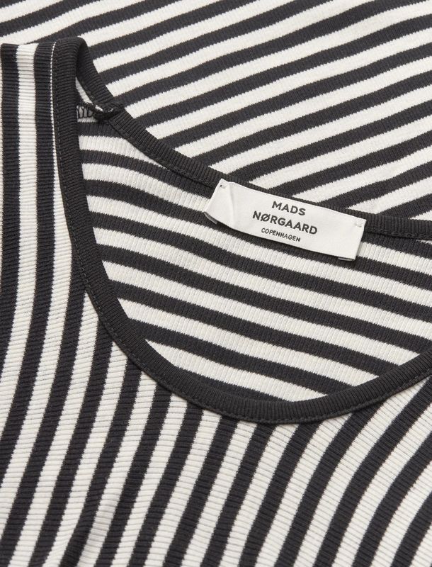 FW26 2x2 Cotton Stripe Servera Dress