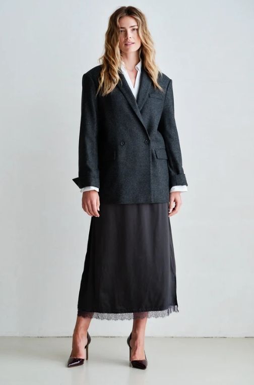 FW26 Rok met kantje