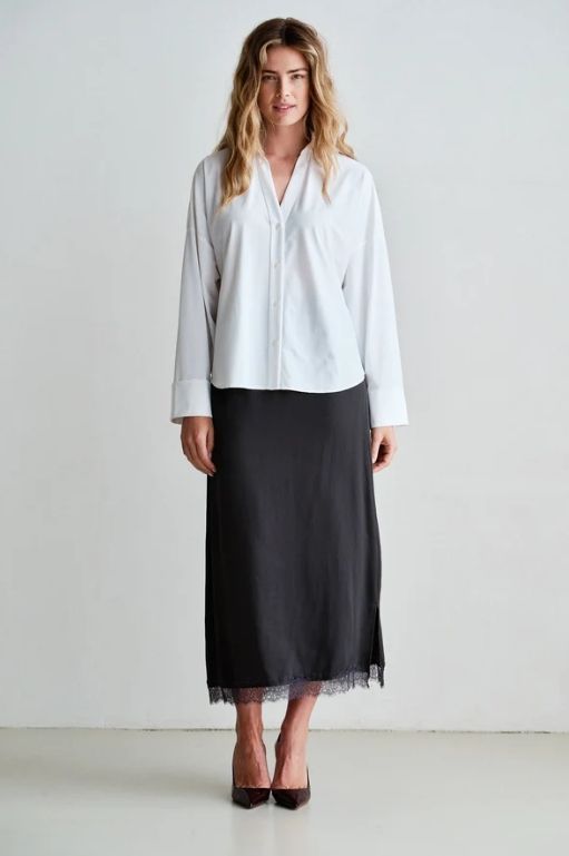 FW26 Rok met kantje