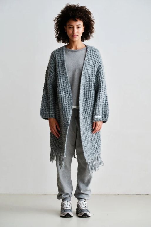 FW26 Cardigan Lang Fringes