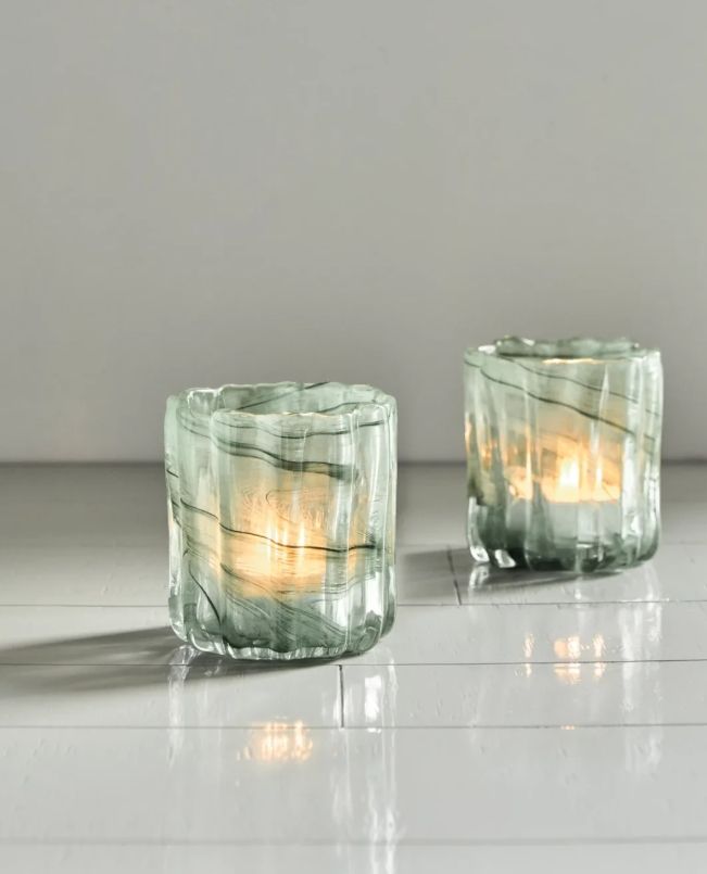 Tealight holder HDCurl Green