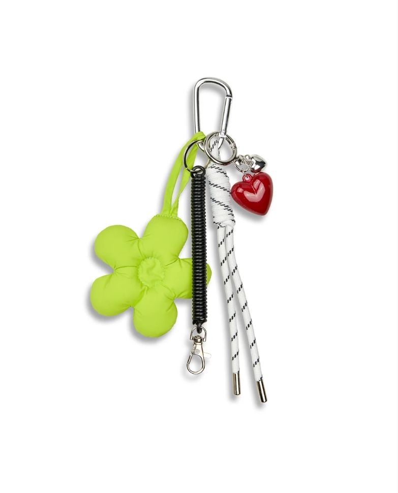 Flower Keychain Love Bird