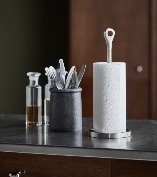 Paper Towel holder, HD Eden, Brushed Silver