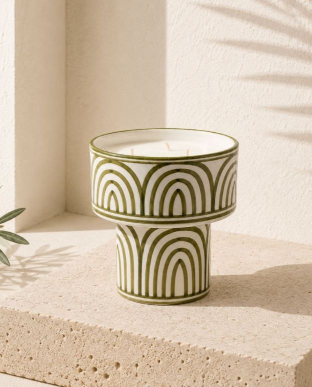 Bougie Coupe Atlas Kaki