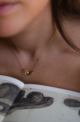 Fuse Necklace Gold Plated