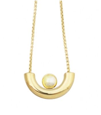 Fuse Necklace Gold Plated