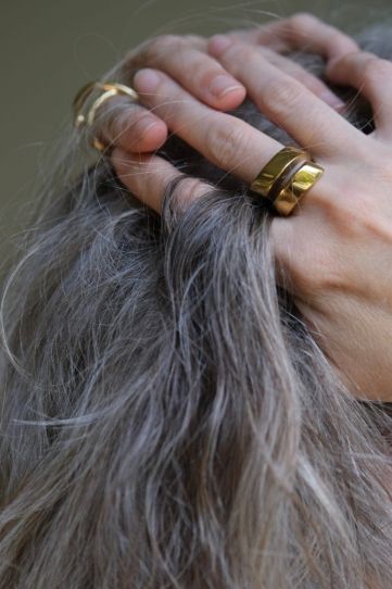 Clasp Ring Gold Plated
