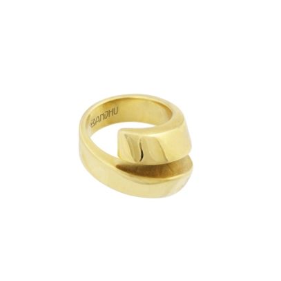 Clasp Ring Gold Plated