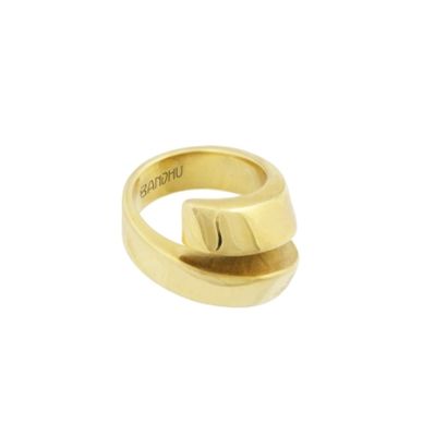 Clasp Ring Gold Plated