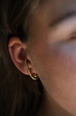 Fuse Earrings Gold Plated