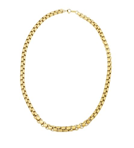 Clasp Necklace Gold Plated