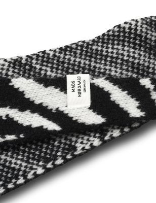 FW26 One Wool Frika Zebra Hooded Scarf