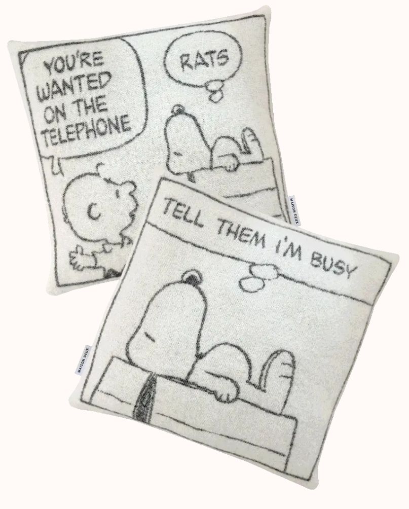 Peanuts Cushion Cover Comic Busy 50 x 50 cm