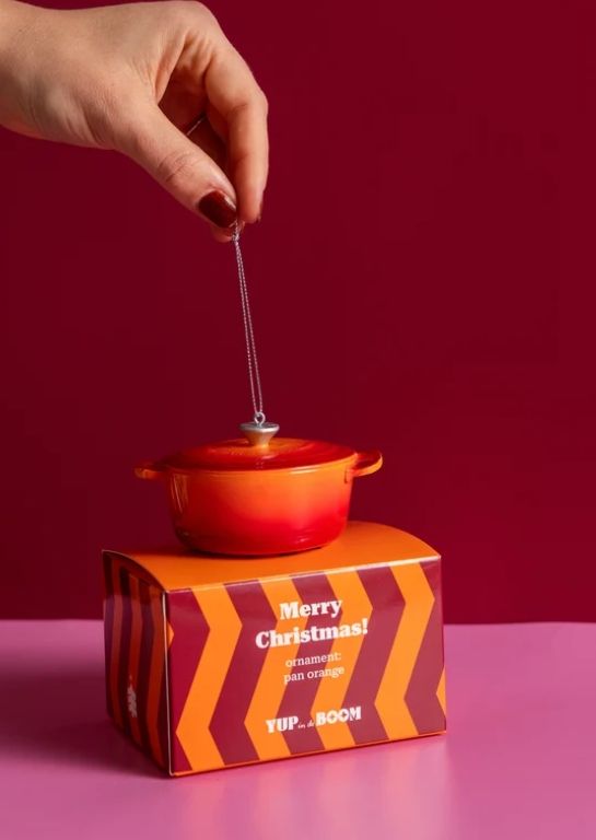 Gietijzeren Pan Oranje - ornament