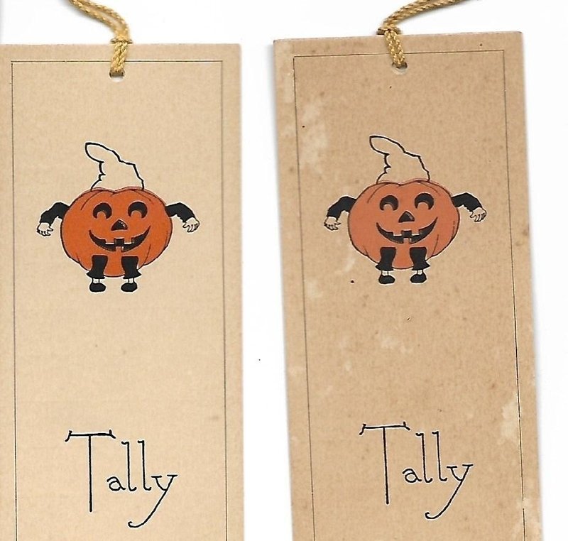 Halloween - Game of Spades - Tally Cards Pair