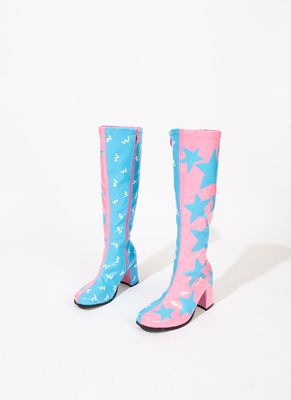 Shooting Star Gogo Boots (Size 7)