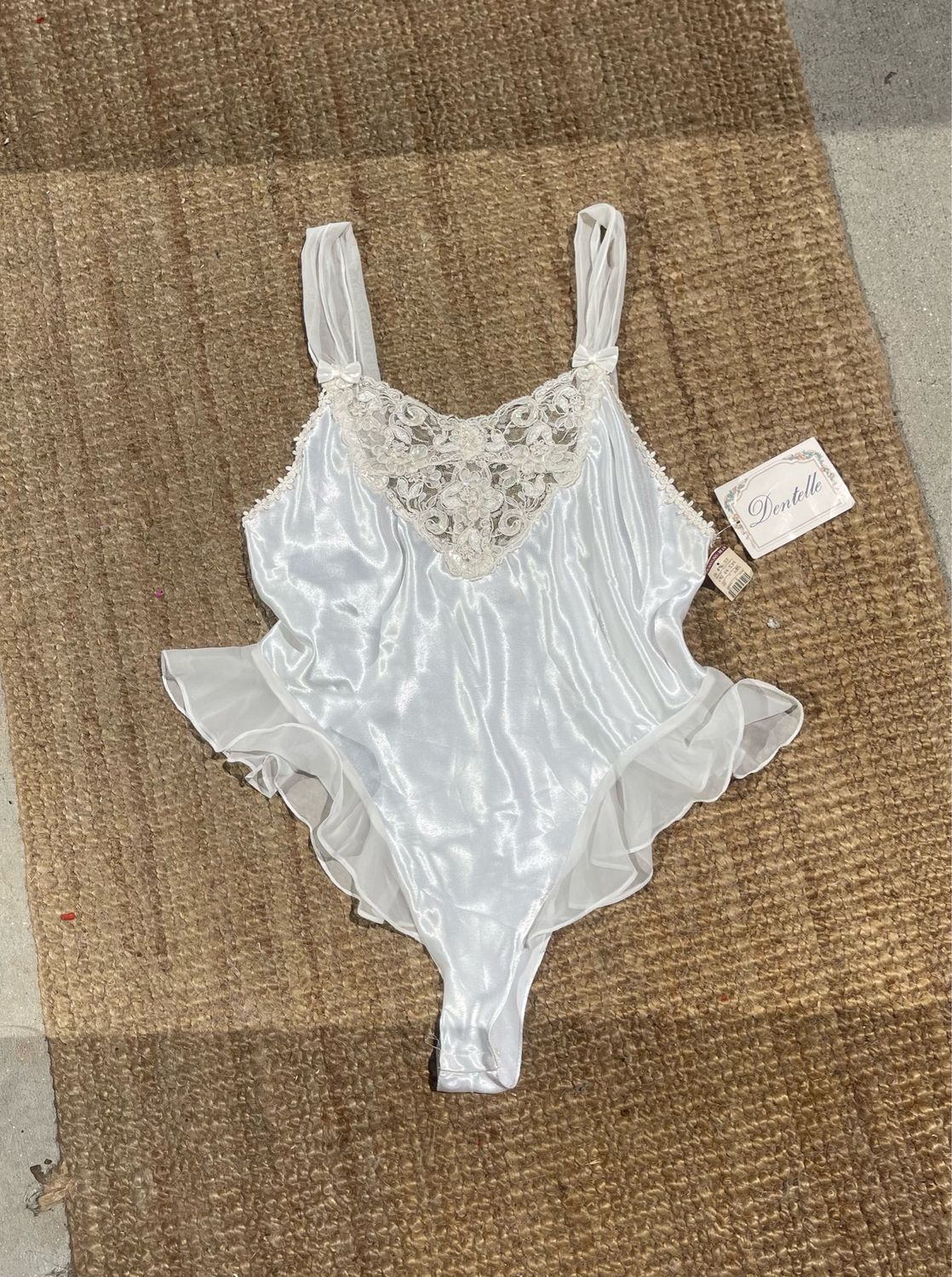 vintage lace teddy