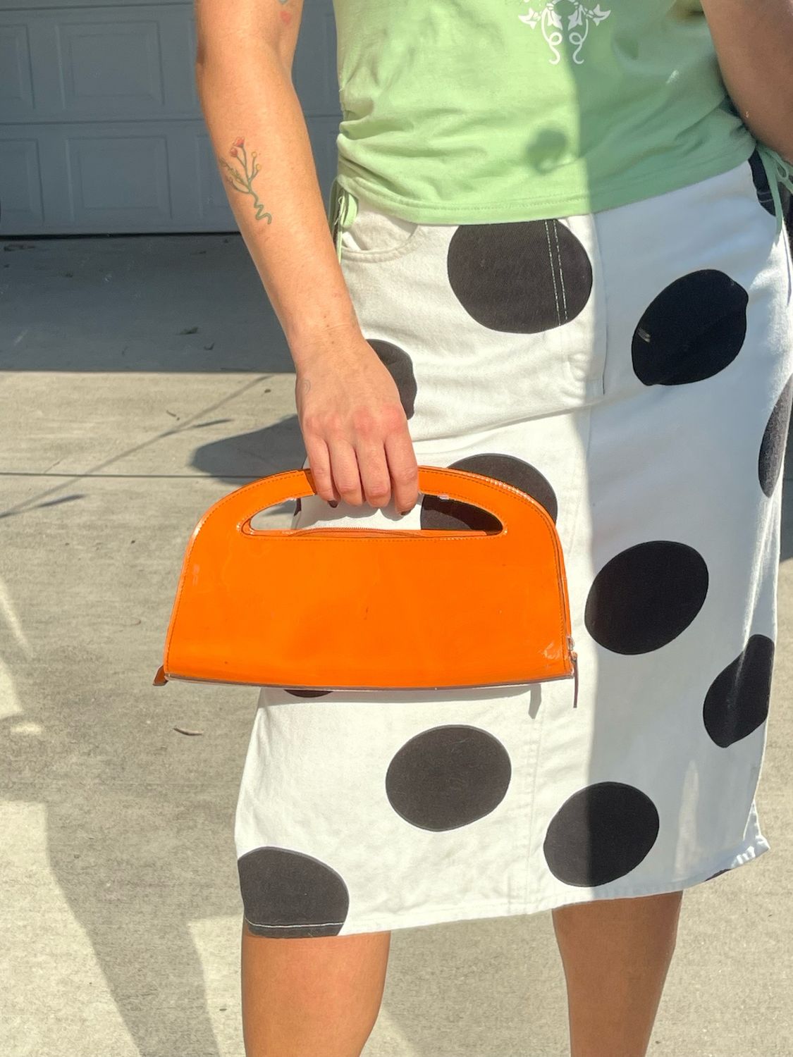 vintage vinyl handbag