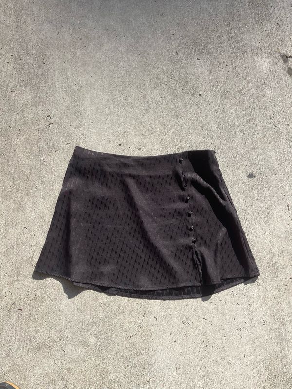 silky slip skirt