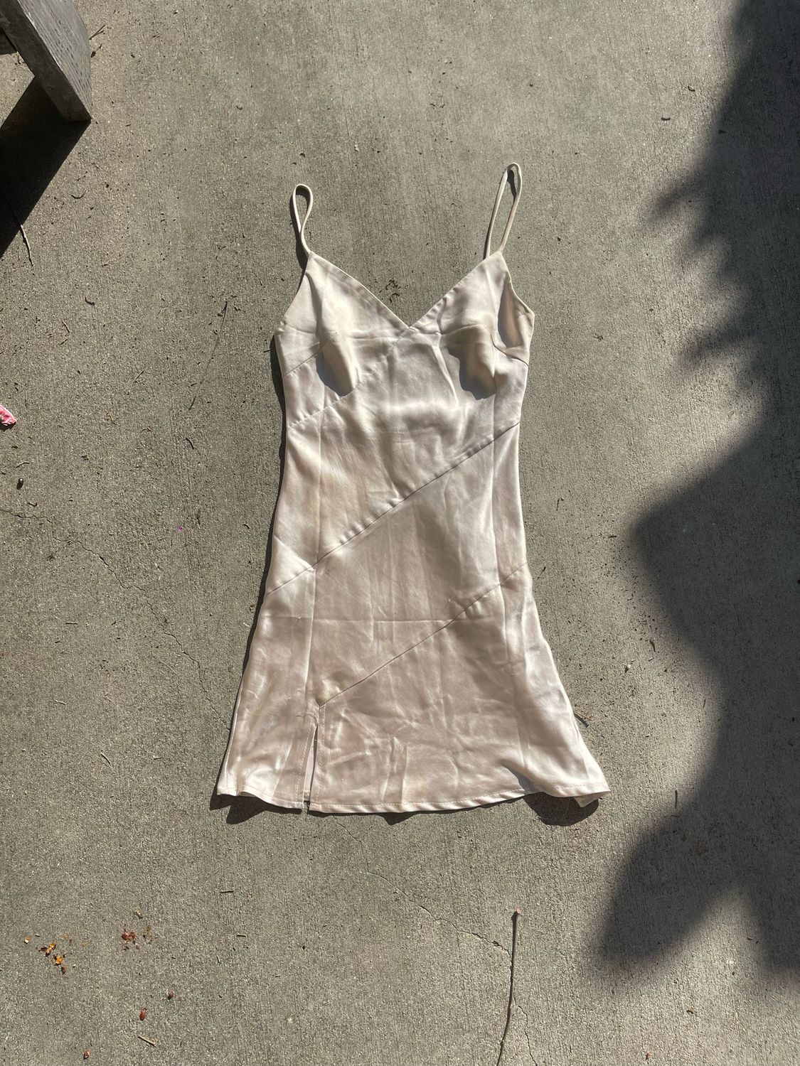 silky slip dress