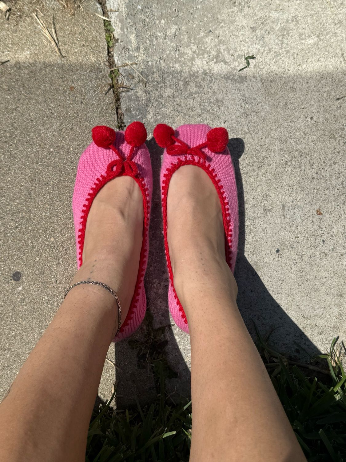 knit booties