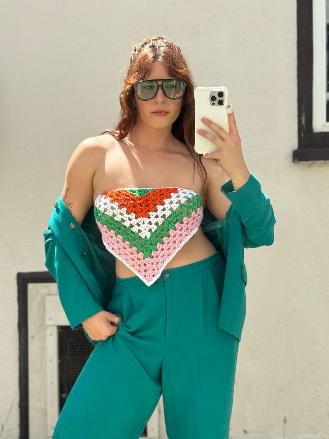 crochet bandana top