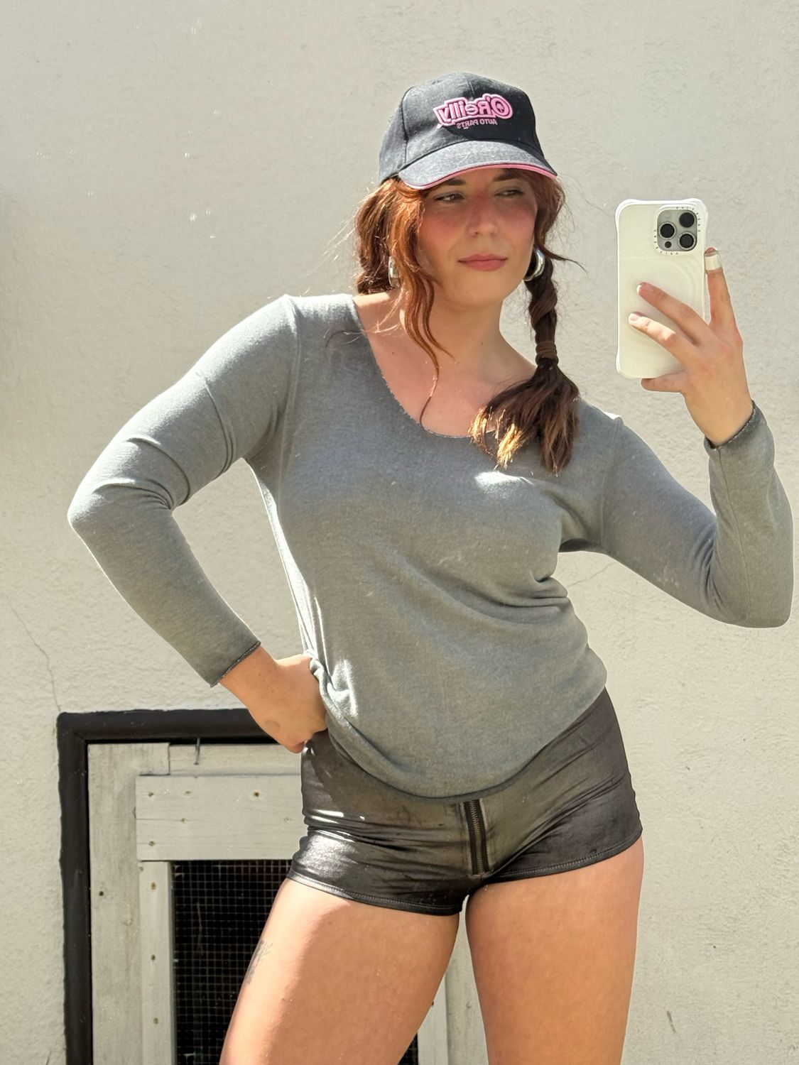 grey sparkle long sleeve