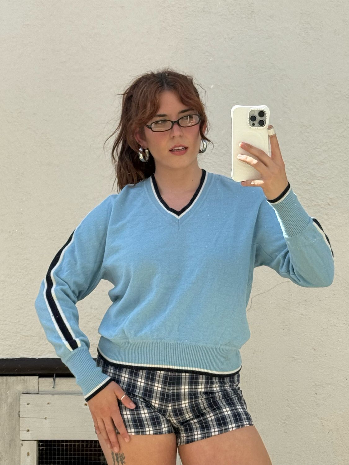 vintage wool v neck