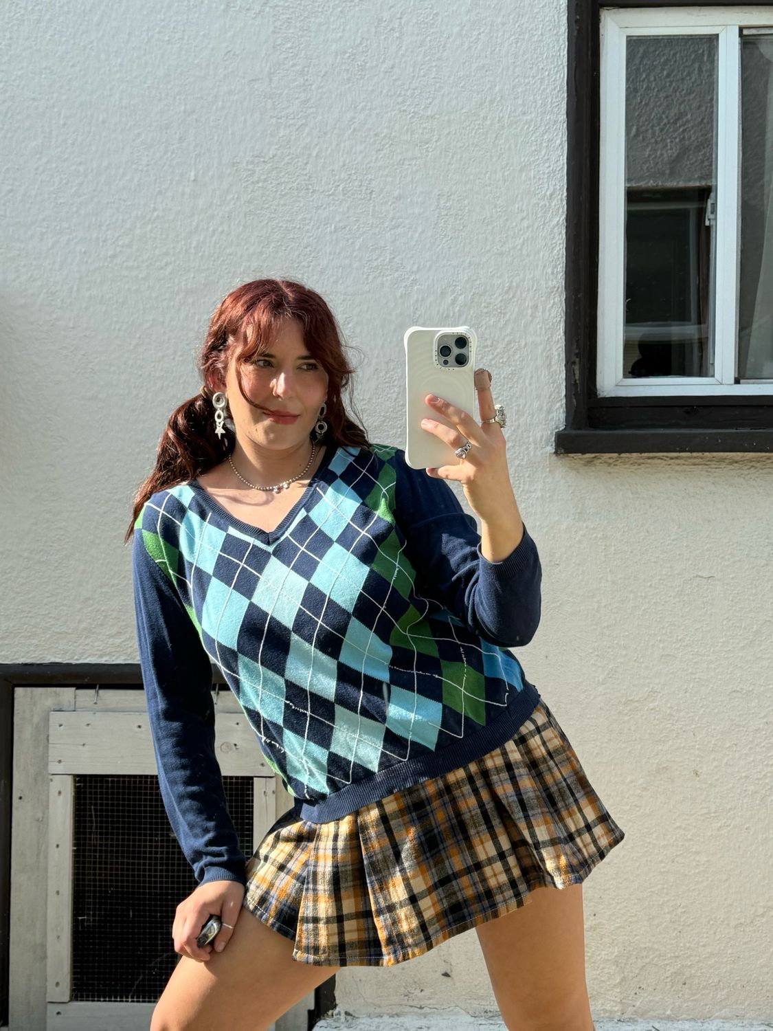 argyle sweater