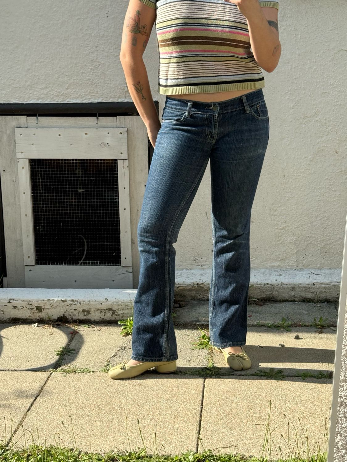 low rise jeans