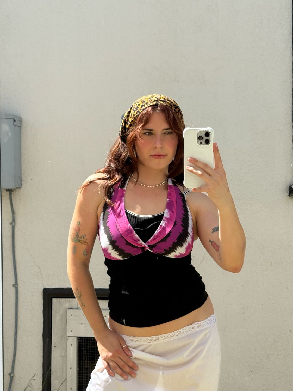 tie dye bikini top