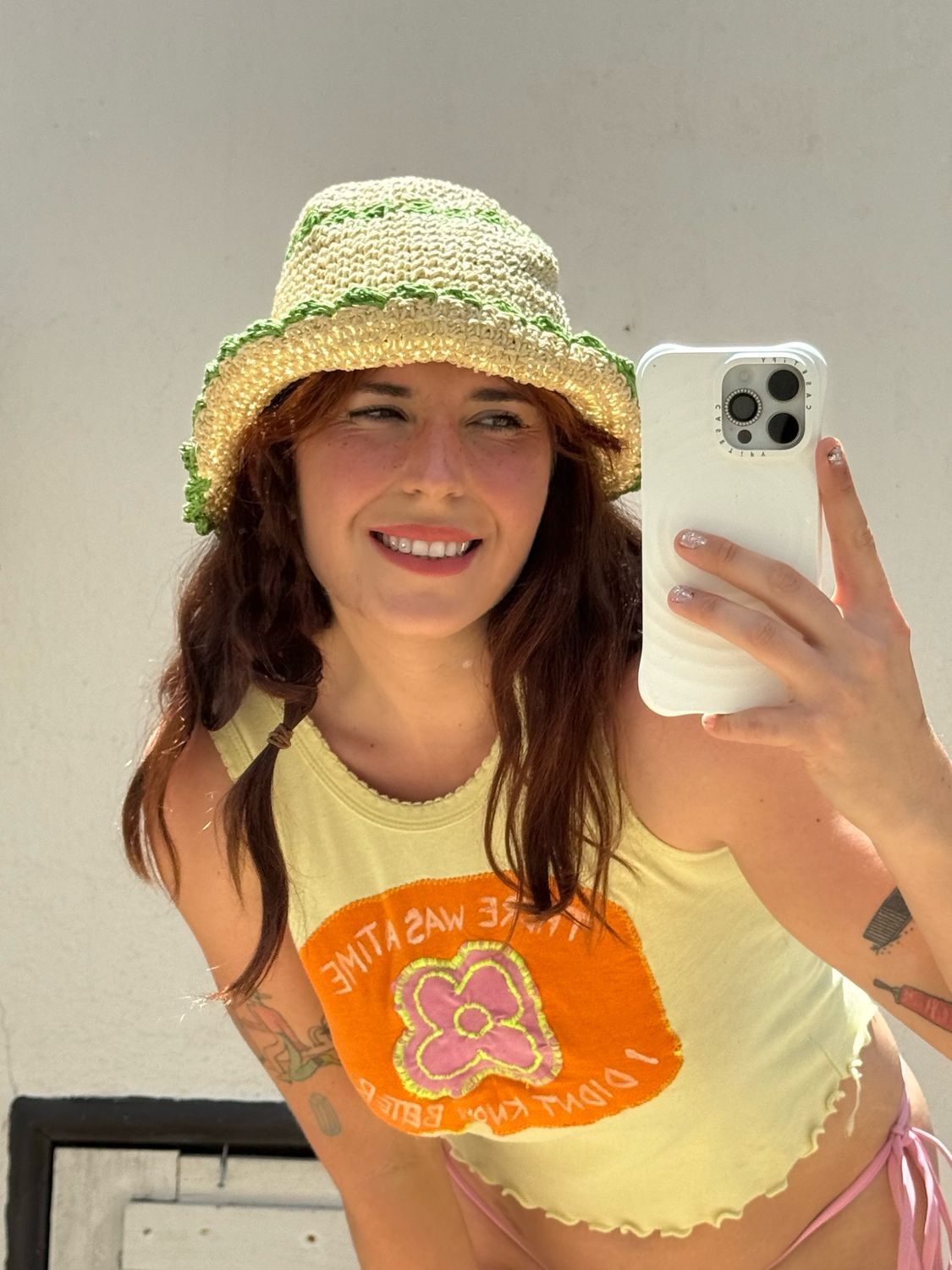 straw bucket hat