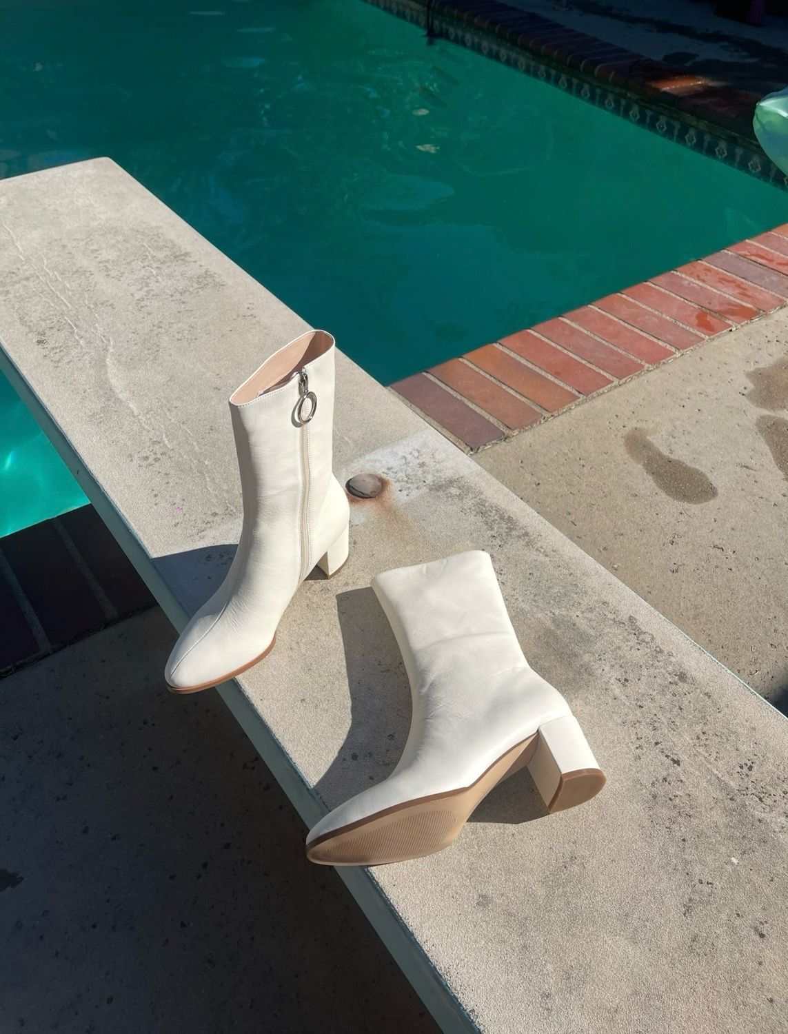 blank canvas go-go boots