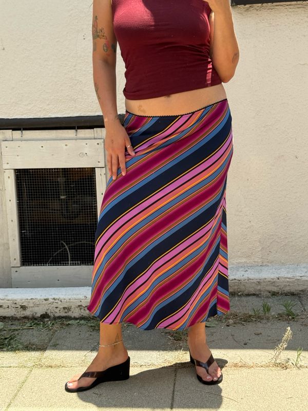 vintage striped skirt