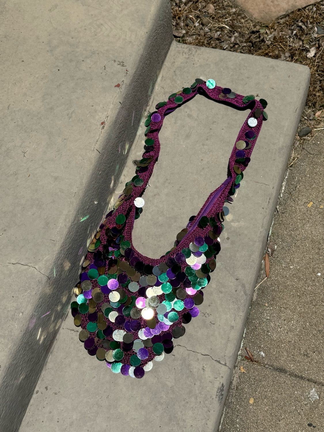 sequin crossbody