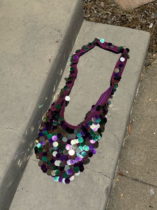 sequin crossbody