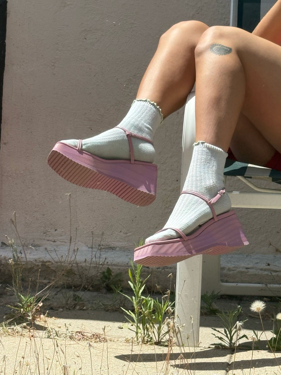 Jeffrey Campbell wooden platforms