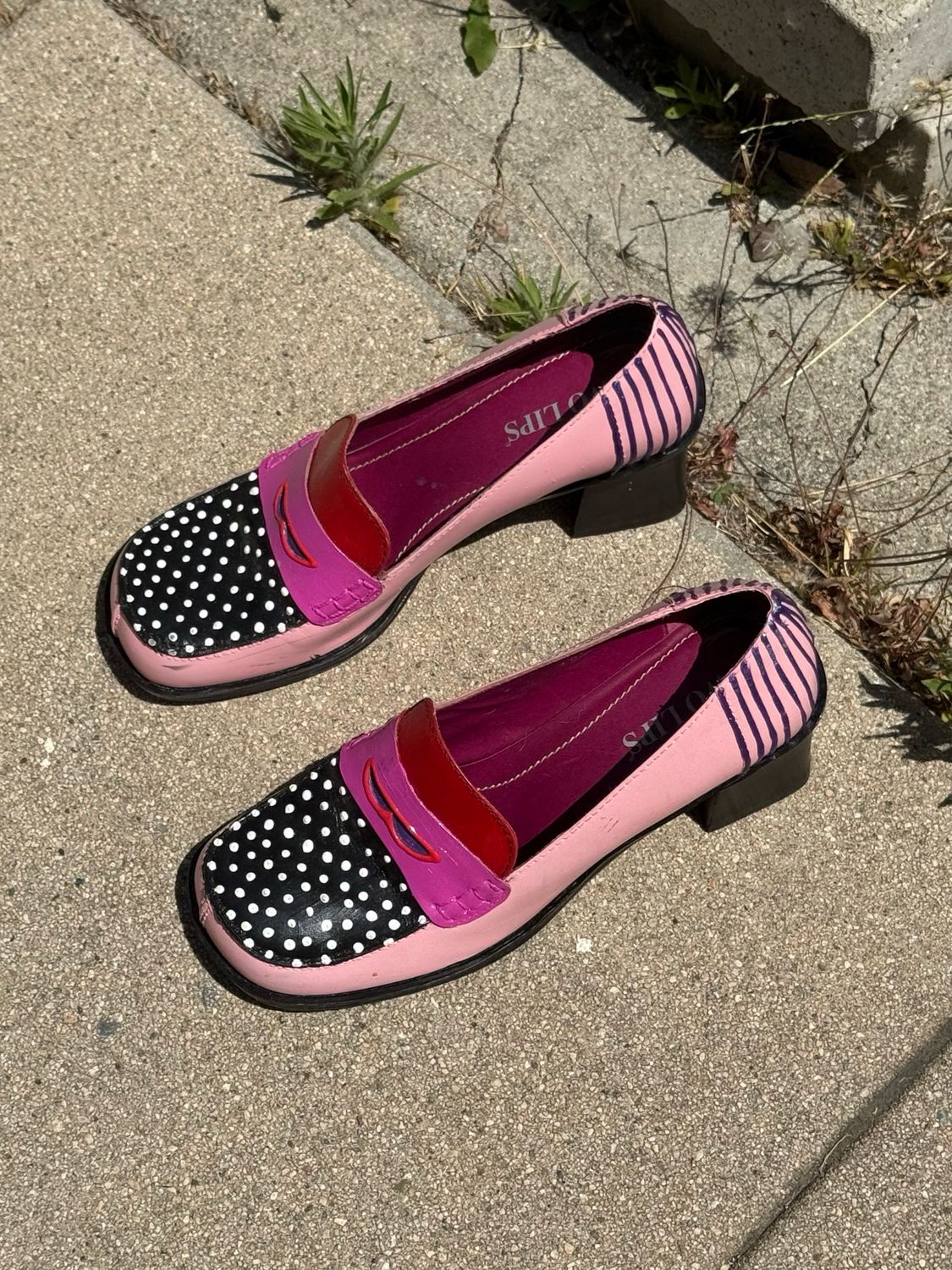 hand painted loafers