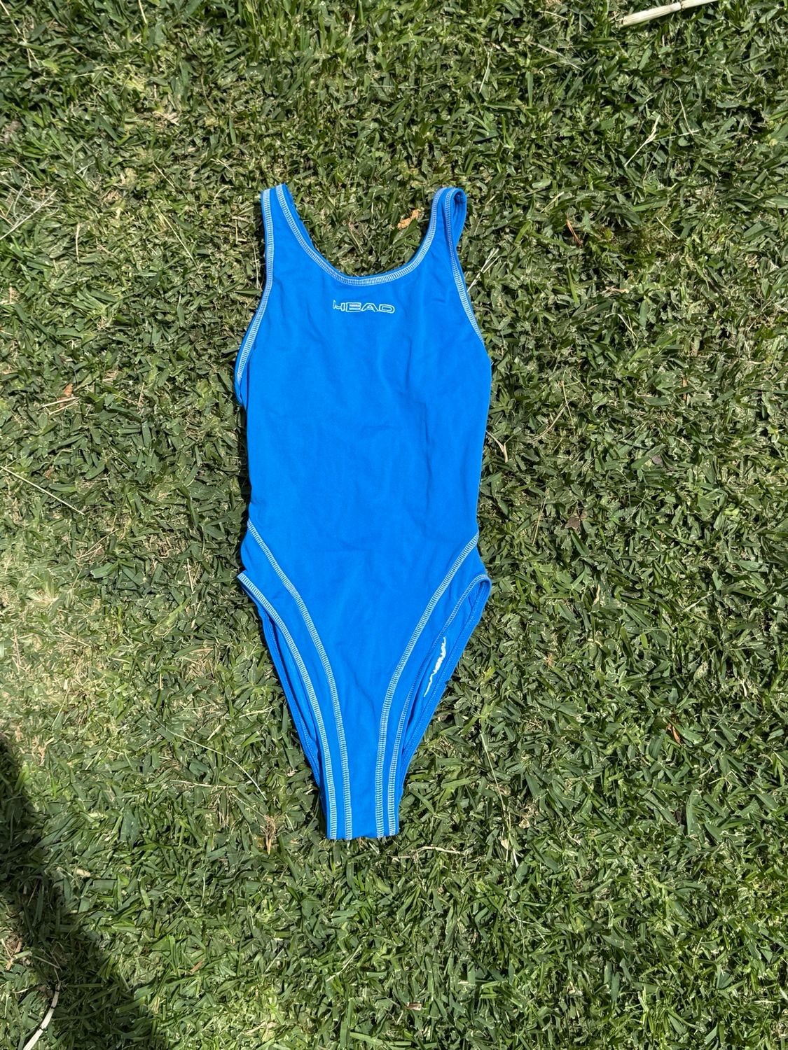 royal blue head one piece