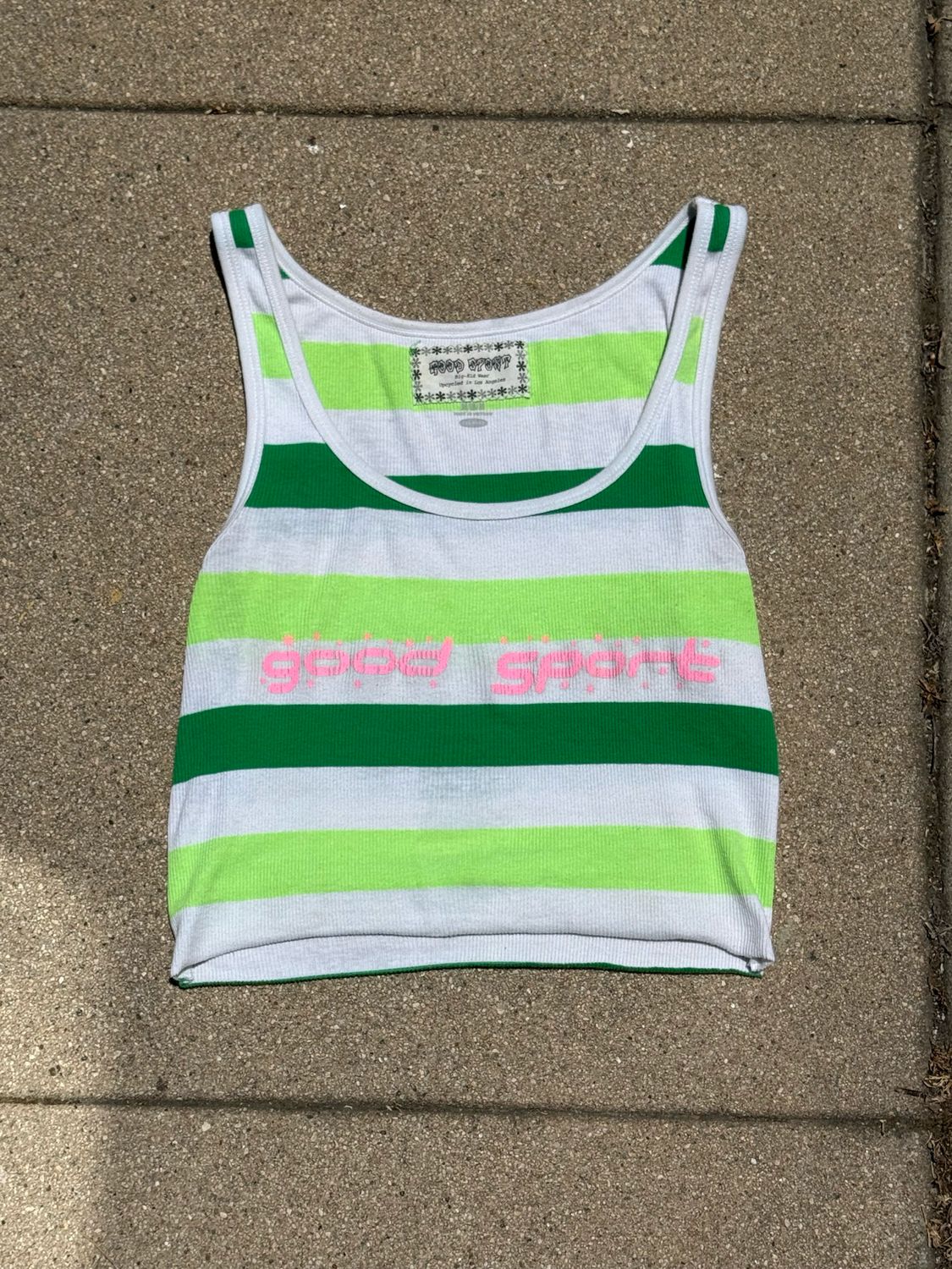 good sport striped tank