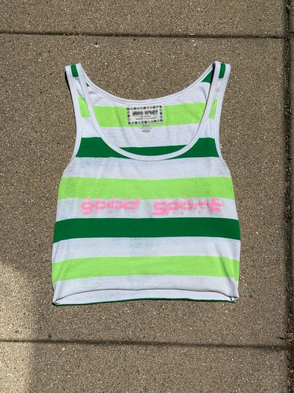 good sport striped tank